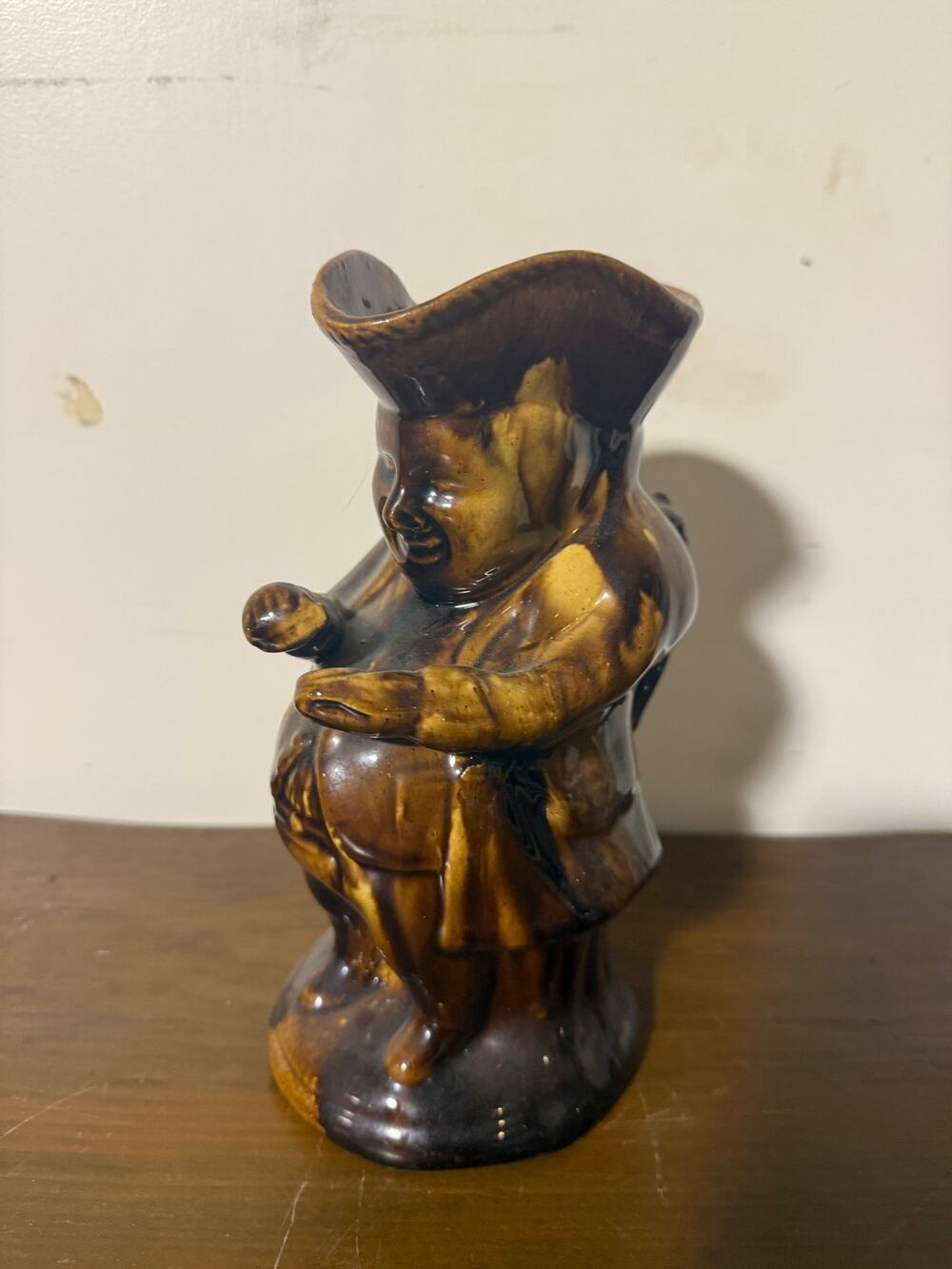 Antique 19th-century English Toby Jug Pitcher The Classic Snuff Taker character